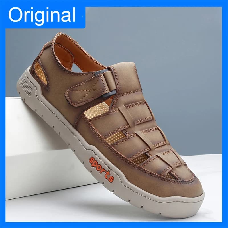 Sandali da Uomo alla Moda, Comodi e Leggeri, Scarpe Traforate per Camminare, Sandali Sportivi Traspiranti per l'Estate e il Pendolarismo Quotidiano