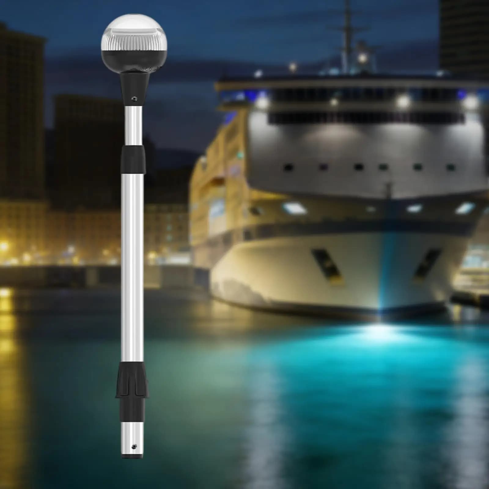 Boat Telescopic Stern Light LED Anchor Light Practical Waterproof Professional High Performance Durability Sturdy All Round
