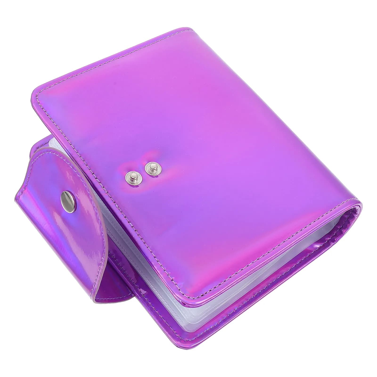 Stylish Nail Stamping Plate Bag with 20 Protective Slots Nail Art Plates Holder Pouch for Organizing Steel Templates on-The-Go
