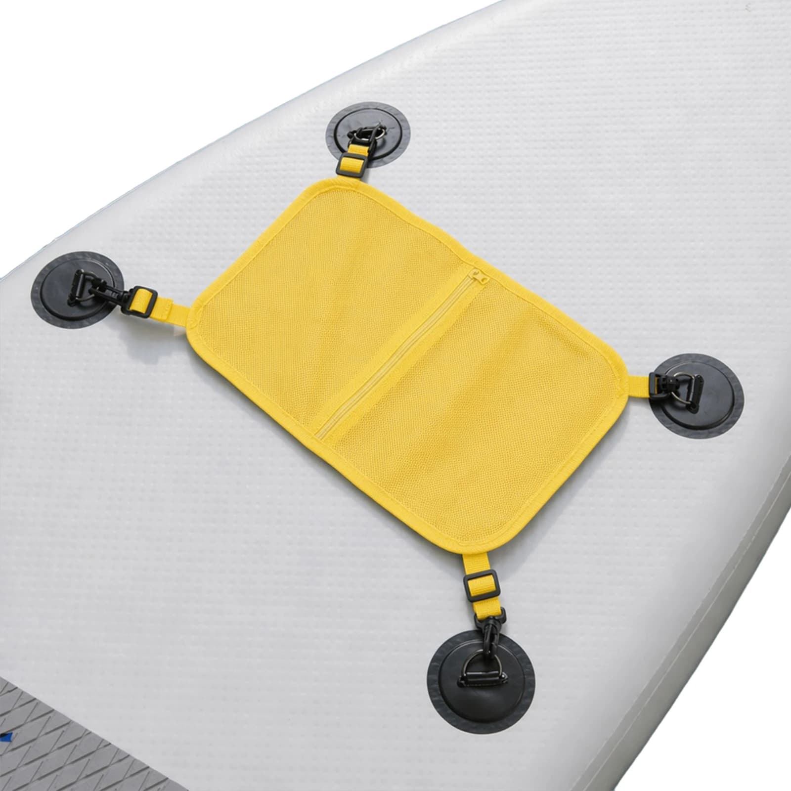 Portable Mesh Deck Storage Bags with Fixing Buckle SUP Kayak Deck Bag Adjustable Water Surfboard Storage Pack Surfing Equipment