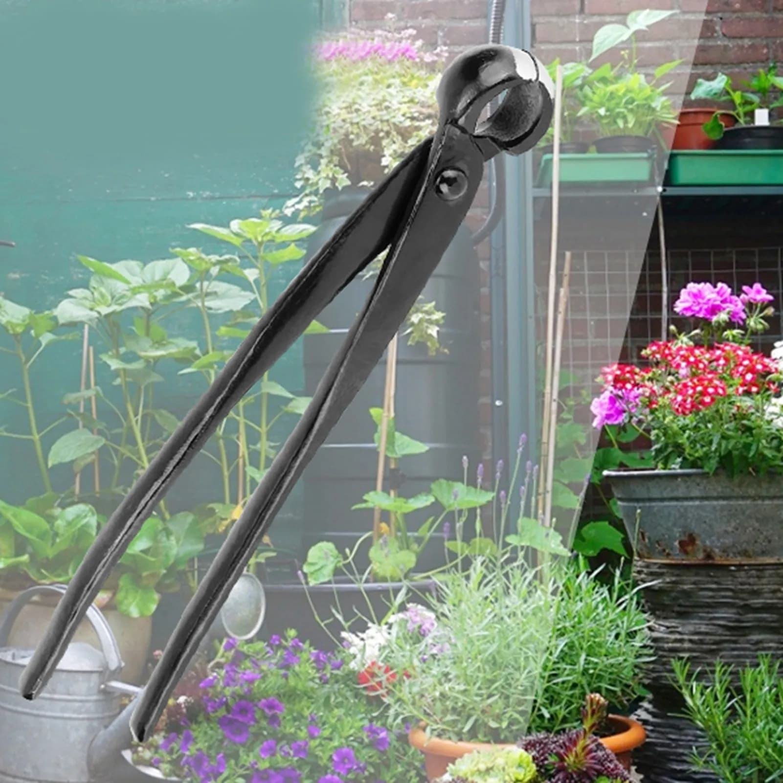 ZK20 Professional Sharp Blade Round Edge Concave Knob Branch Cutter Garden Bonsai Tools 210mm
