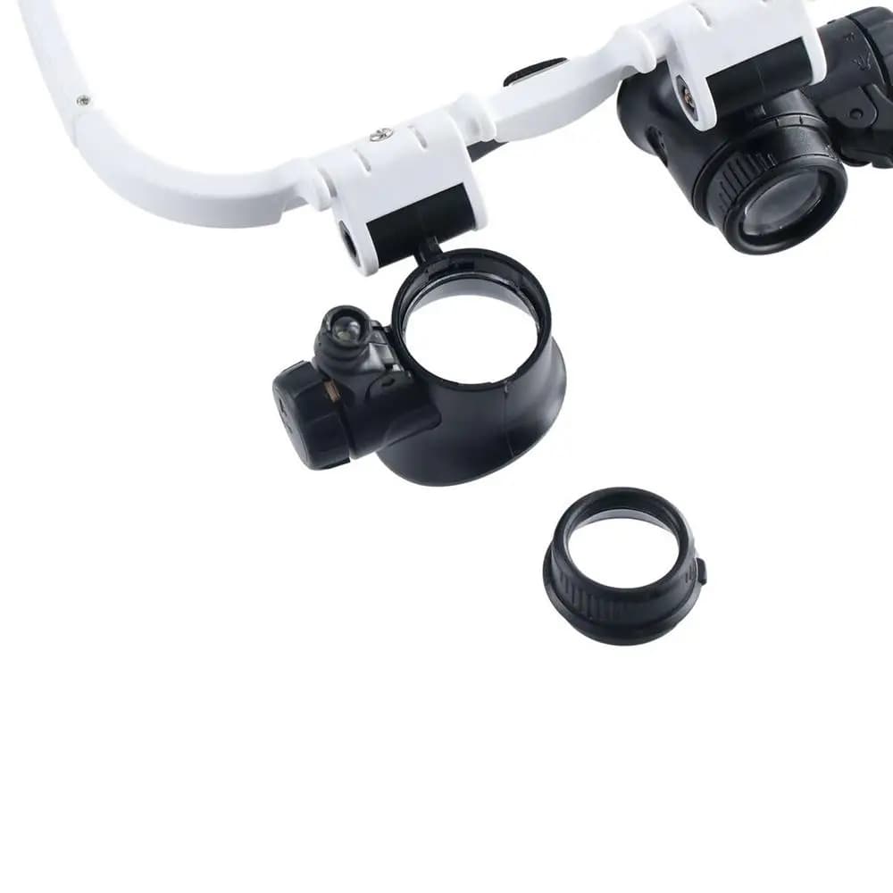 Lente ottica acrilica per apprezzamento dei gioielli Lampada a LED Riparazione lente Barile Lente d'ingrandimento Lente d'ingrandimento Lente d'ingrandimento Microscopio
