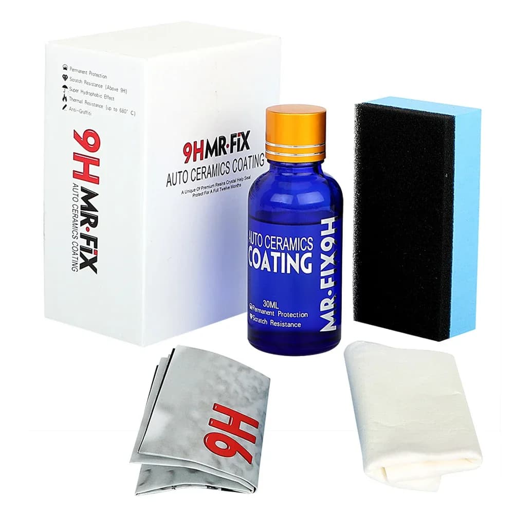 2026 9H Rivestimento in ceramica liquida per ossidazione auto Set di rivestimenti in vetro super idrofobico Polisiloxano e materiali nano Cura Multicolor H9