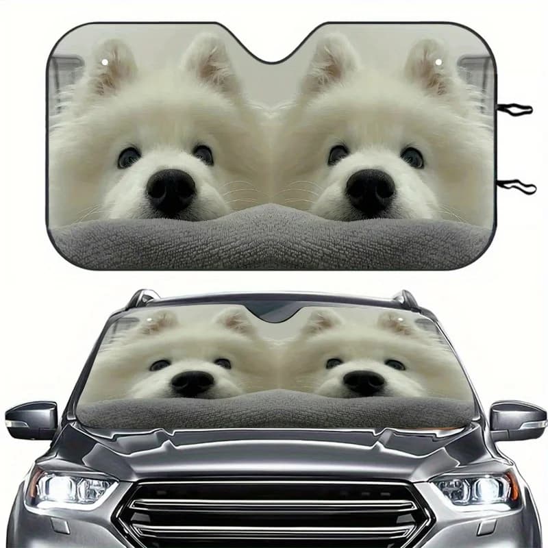 1Pcs Car Windshield Sun Shade With Playful Design, Easy Installation, Fit Car Accessories, Suitable For Rvs And Suvs