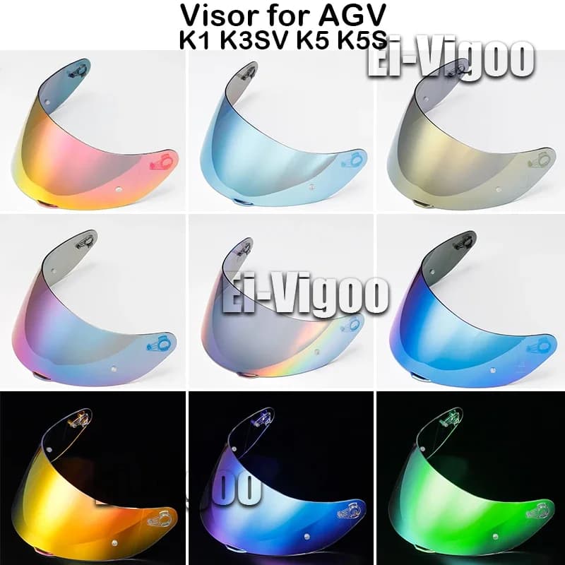 Lente del casco per AGV K5 K5S K3SV K1 K1S Compact ST Casco moto Visiera Scudo Parabrezza Scudo Accessori moto Casco