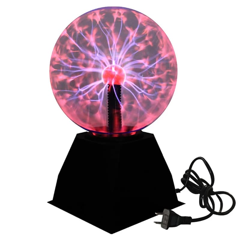 Controllo del suono Sfera al plasma magica Luce al plasma in vetro tattile SPINA USA Decorazioni per feste di Natale Illuminazione Palla elettrica 4568 pollici