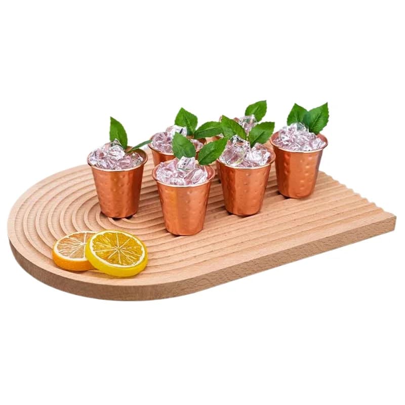 Bicchierino in Rame Puro Martellato 60ml – Bicchierino da Shot in Metallo per Whiskey, Vodka, Tequila, per Bar Domestico e Set Regalo, Bicchiere Moscow Mule