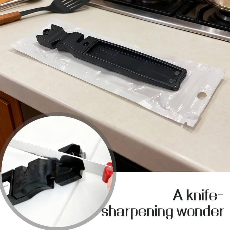Sharpeners 4 in 1 Professional Tool Rod to sharpen manual blades for kitchen chefs and scissors for domestic use, Ripa board fast