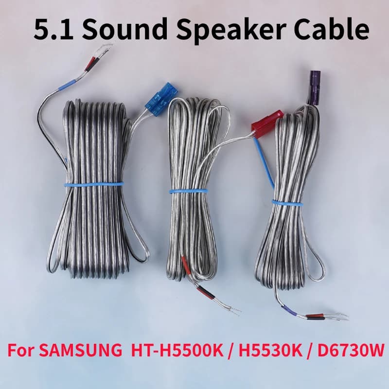 Adattatore per cavo per altoparlante per home theater DVD Blu-ray per Samsung 5.1 Connettore per cavo per linea di bassi per altoparlante audio per HT-H5500K