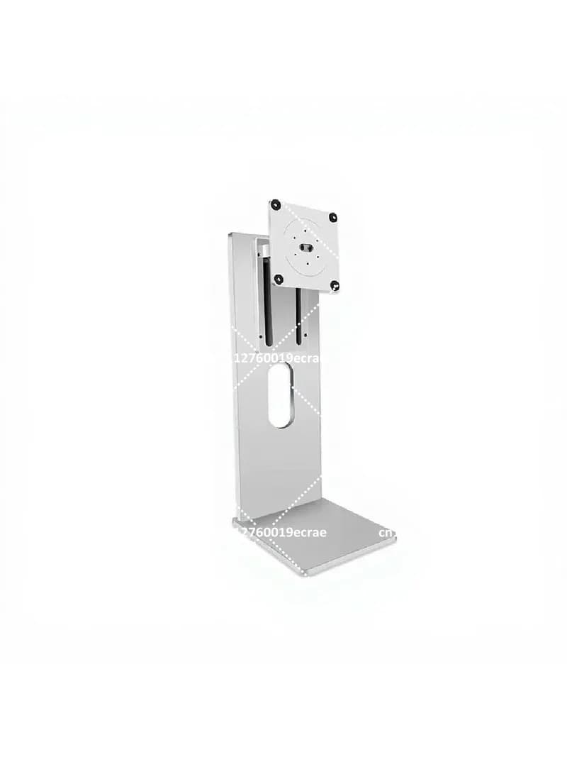 CNC Aluminum Alloy Monitor Bracket, Computer Screen Mount with Lift and Rotate, Adjustable Desk Stand for Home Office