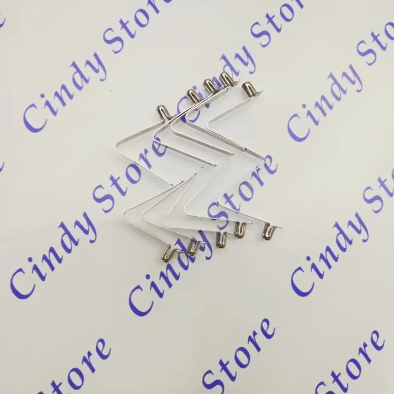 10 PZ singolo/doppio pin Nucleo cavo 7-8mm Acciaio Kayak Paddle Tenda Palo Pulsante Clip a molla Tubo