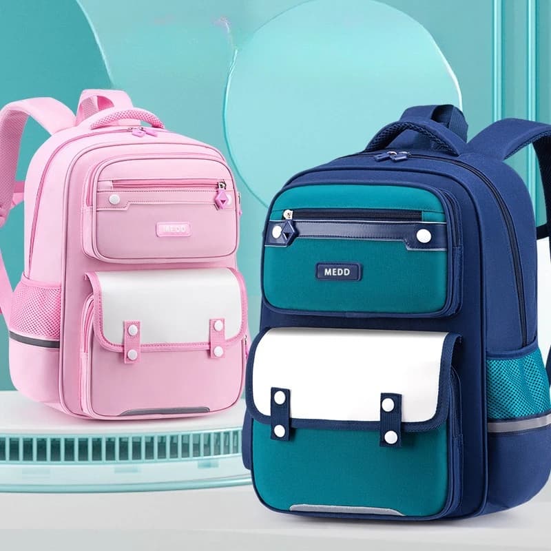 Kids Pupils Lightweight Multilayer Breathable School Bag Backpack Daypack Rucksack Large Capacity Children Schoolbag Waterproof