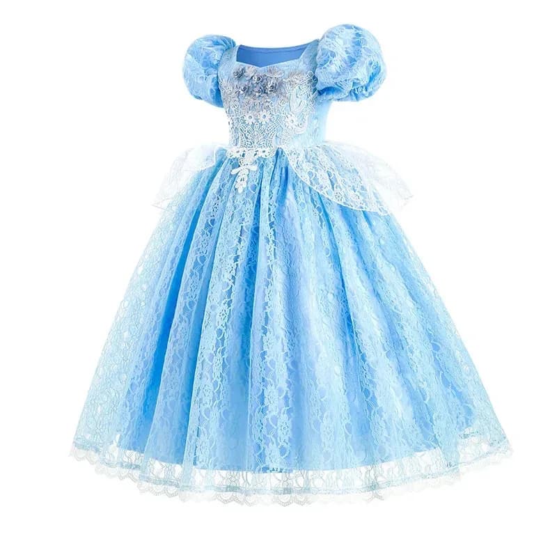 Cosplay della principessa Cenerentola, abito da ballo di Halloween, vestiti natalizi per bambini, festa di compleanno, vestire;5,m'7.d