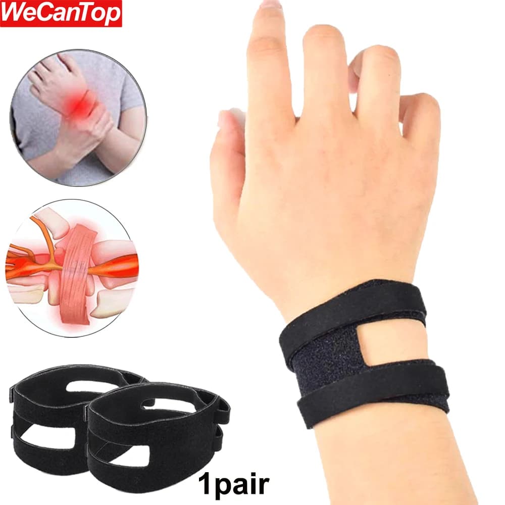 1 paio di fasce da polso di supporto regolabili per strappo TFCC, lesioni al fibrocartilagine triangolare, dolore al polso, tensione portante, palestra