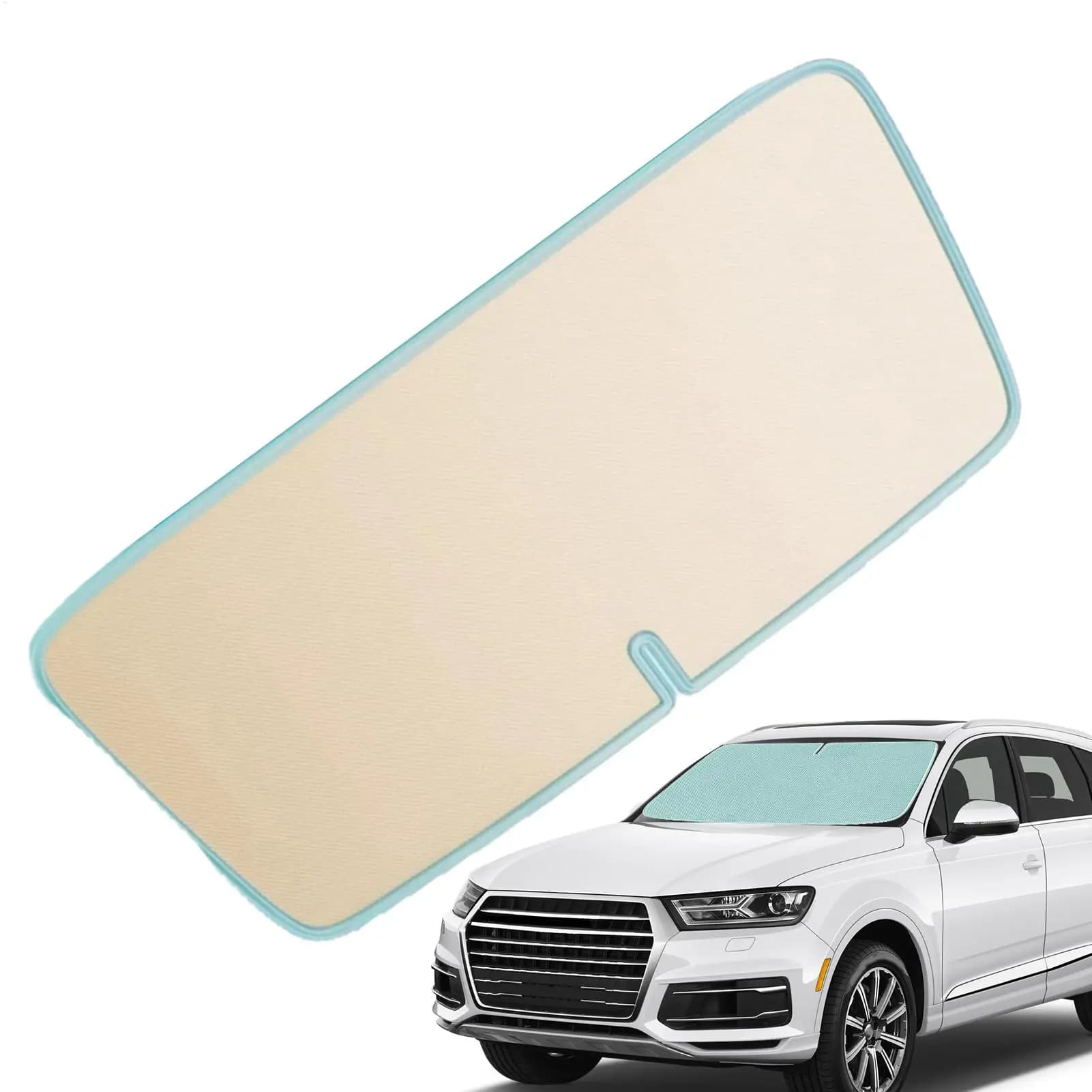 Parasole per auto Parabrezza Parasole Copertura solare Blocco UV Pieghevole Protezione interna portatile per la privacy Calore meteorologico caldo