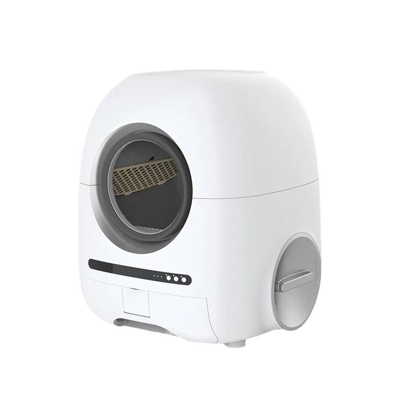 Telecomando automatico per app TUYA autopulente da utilizzare WC per gatti chiuso Materiale ABS Gatto come lettiera automatica per gatti