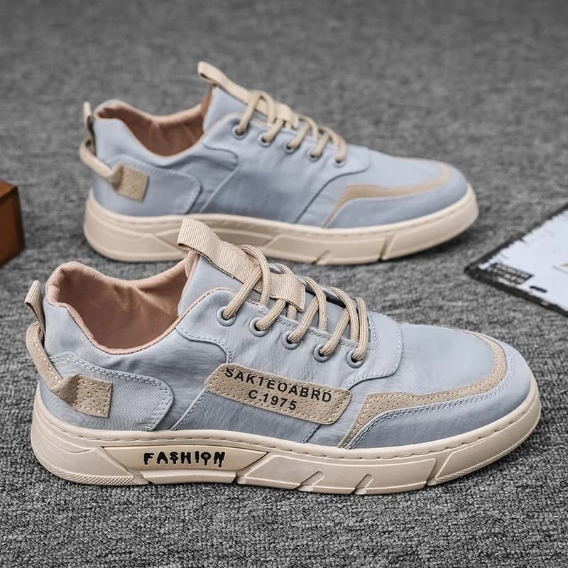 Sneakers basse da uomo in tela, nuovo stile estivo, traspiranti, sportive casual, versione coreana, alla moda, versatili, con ombrello antipioggia