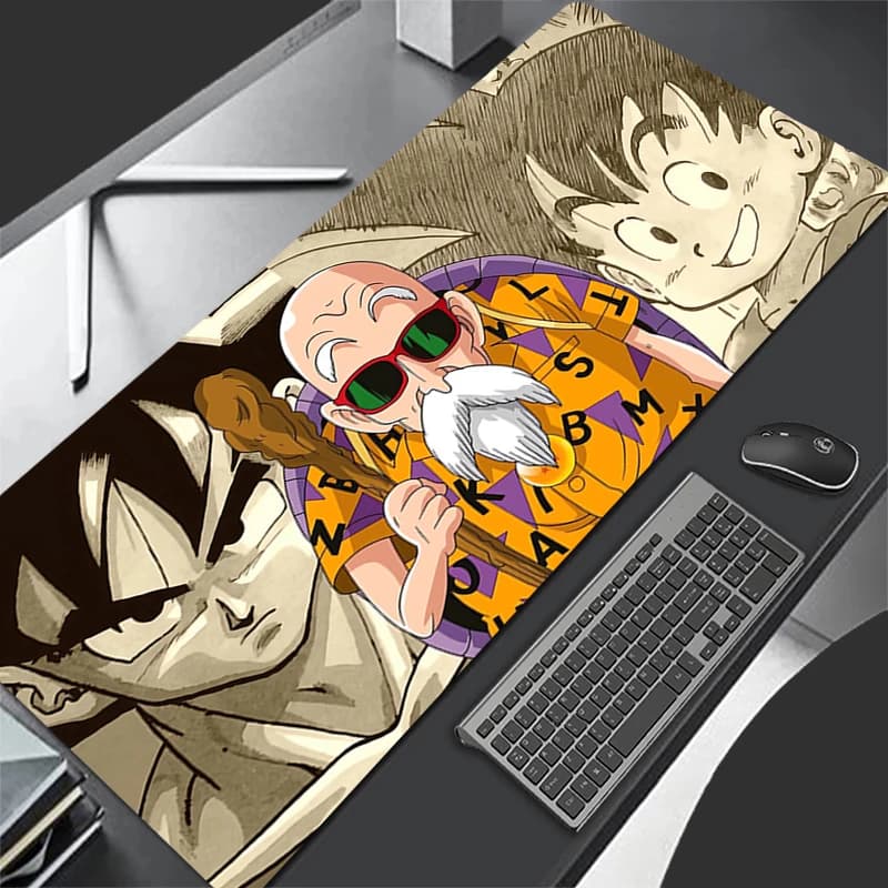 DBZ Mouse Pad Dragon Ball Master Roshi Gaming XXL Dywan Gamer External Pad Keyboard Zerbino Table Carpet Mousepad For Computer