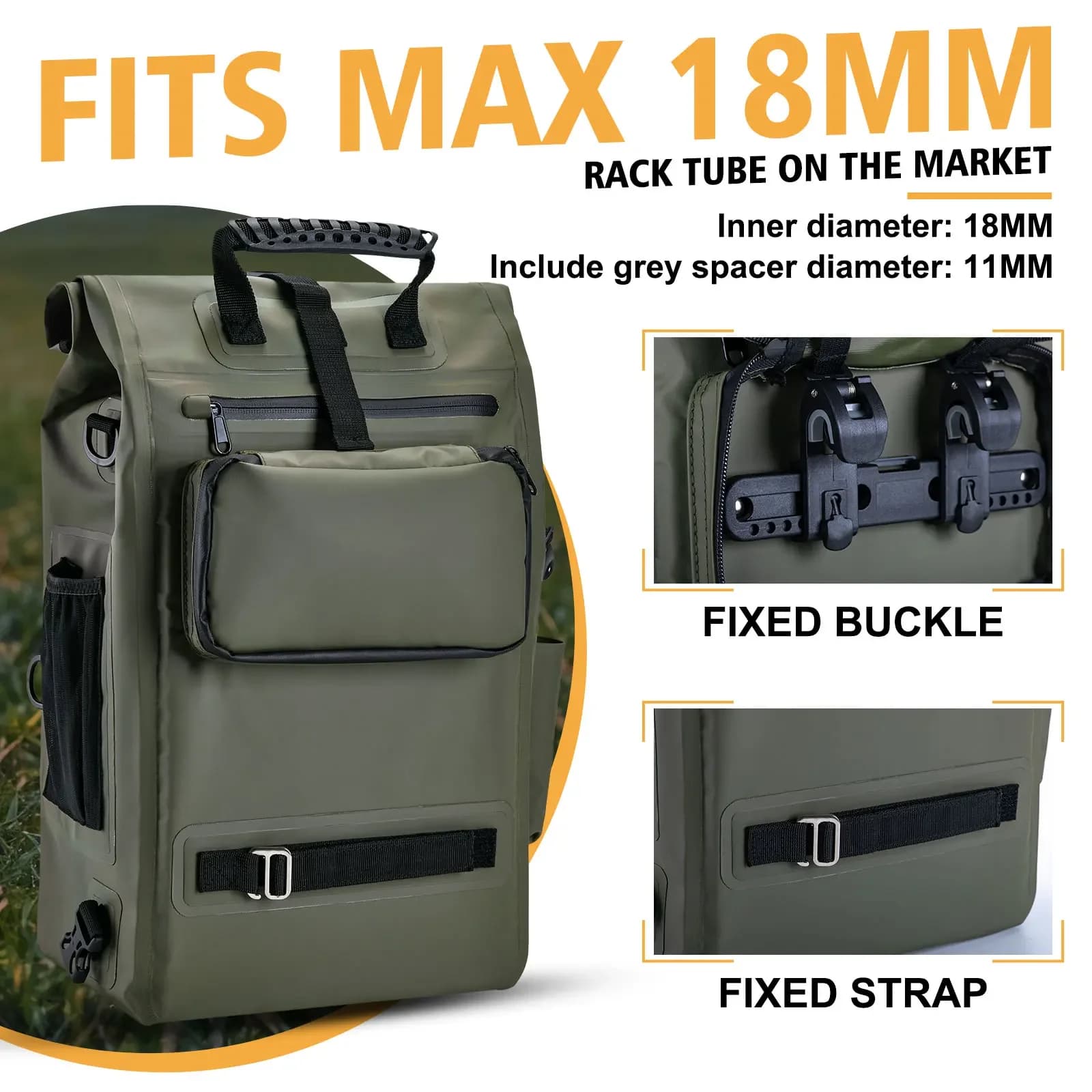 Cycling backpack Goture 25L, mountaineering water backpack, ultralight, for outdoor climbing, waterproof travel bag, fishing backpack