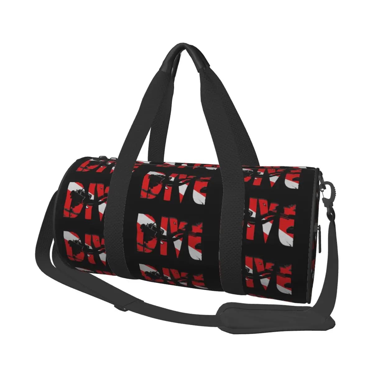 Scuba Diving Dive Diver Sea Snorkeling Sport Borsone grande da palestra Borsone impermeabile Borse da viaggio Borse Borsa da fitness