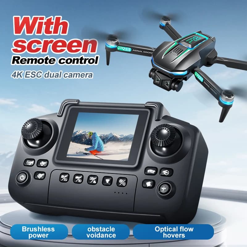 NEW P28 Drone Professional 4K HD Camera Obstacle Avoidance Aerial Photography Brushless Helicopter Toys Remote Control