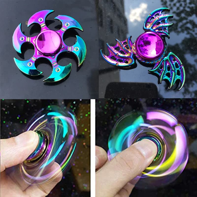 Spinner in metallo Fidget Spinner a mano ad alta velocità Antistress Fidget Toys Bomboniere per feste di compleanno Premio in classe per bambini Adulti