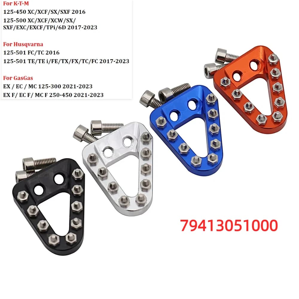 per KTM ​ Per EXC 300 SXF 250 EXC EXCF TPi SX SXF XCW XC XCF 6D 125 250 300 350 450 500 2017-23 Pedale del freno posteriore Leva Punta Piastra