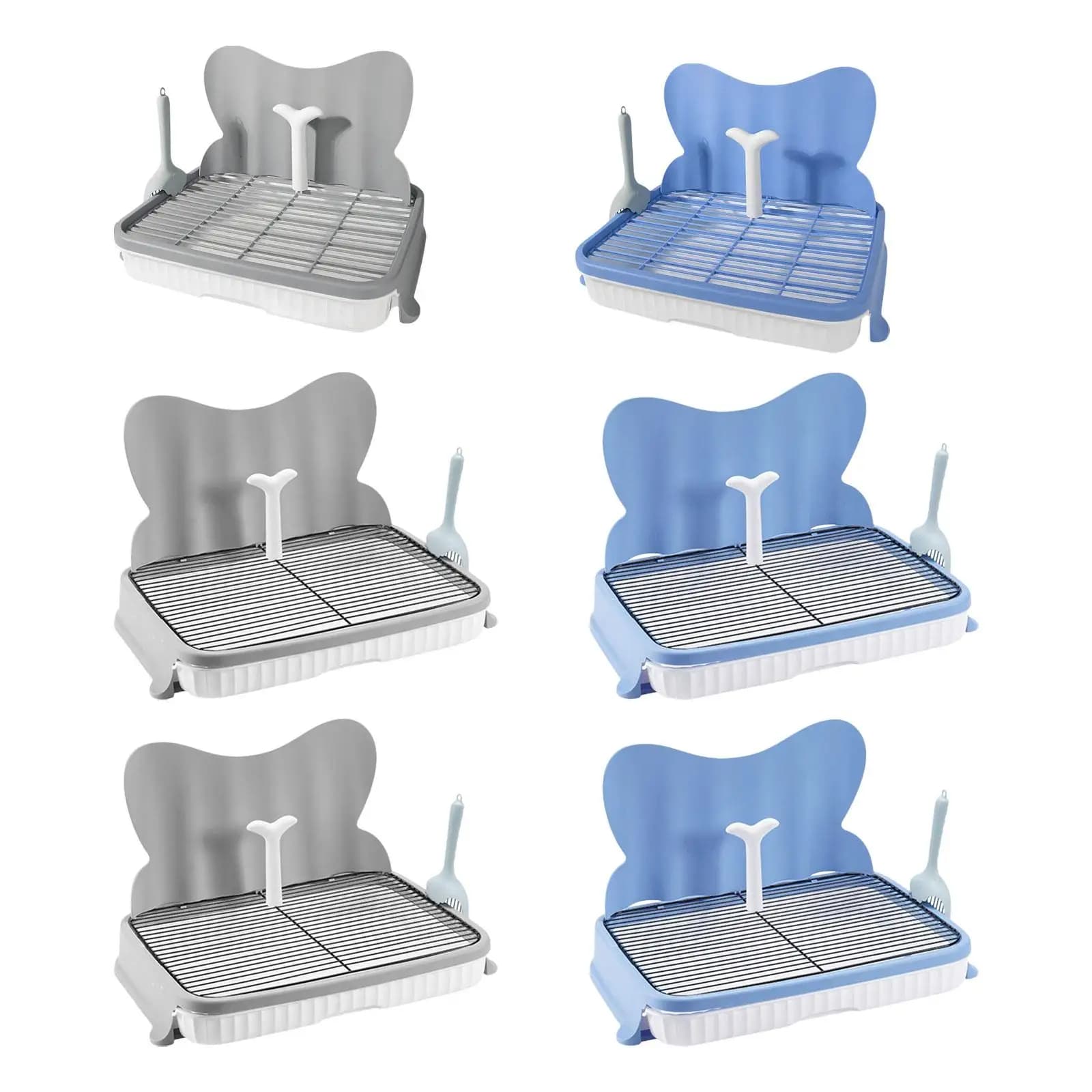 Dog Toilet Urine Pad Training Tool Waterproof, Sturdy,Leakproof,Non Slip Grille Indoor Potty Tray for Dogs Cats