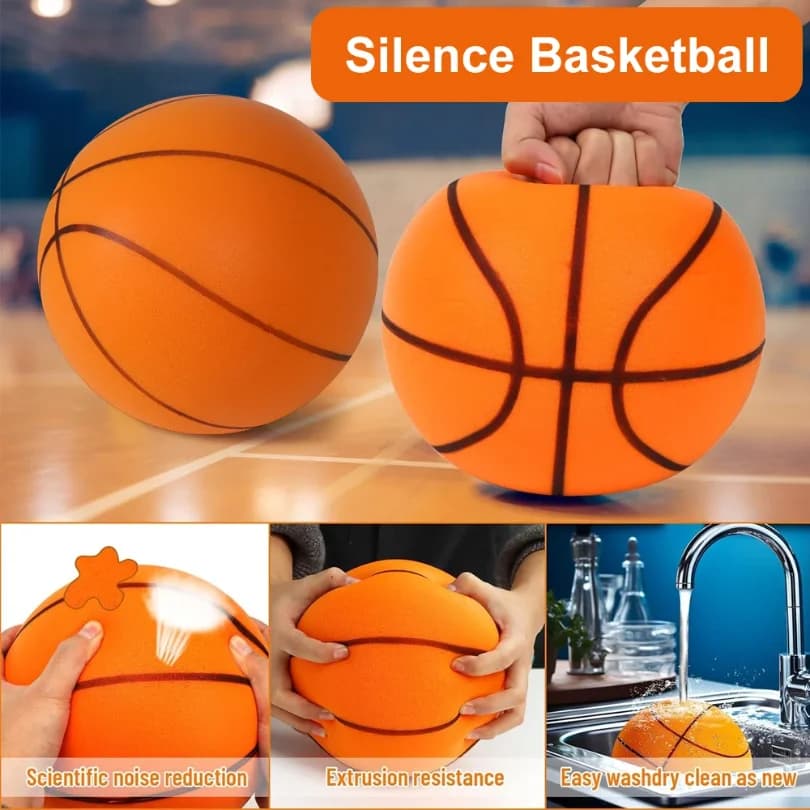 Quiet indoor foam basketball, 3/5/7 measures, high bounce, soundproof, undeformable, for indoor training