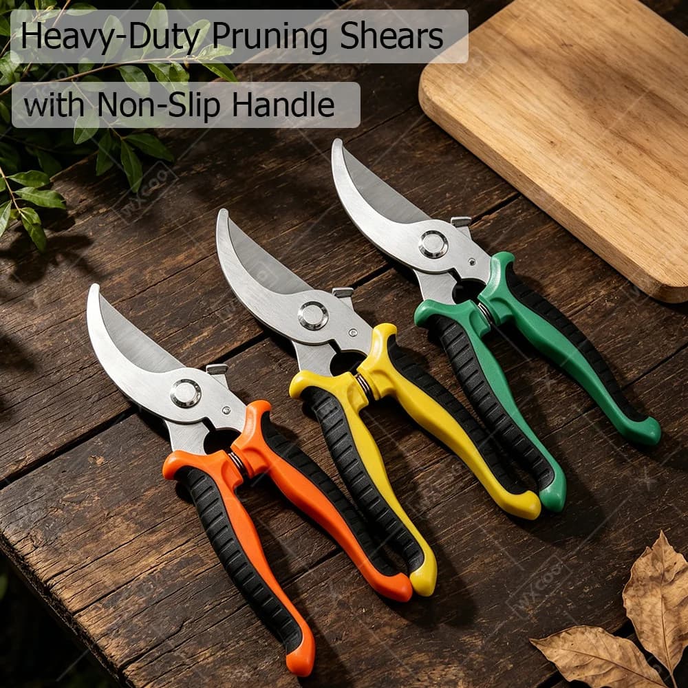 Professional Garden Pruning Shears Trimming Clippers Fruit Tree Pruners Stainless Steel Flower Trimming Scissors Gardening Tools