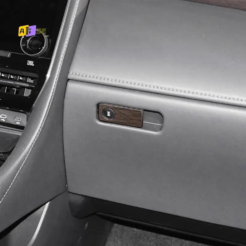 A03E-Per Toyota ALPHARD/VELLFIRE 40 Serie 2023+ Scatola di Immagazzinaggio Passeggero Auto Pulsante Trim Cornice Adesivo LHD