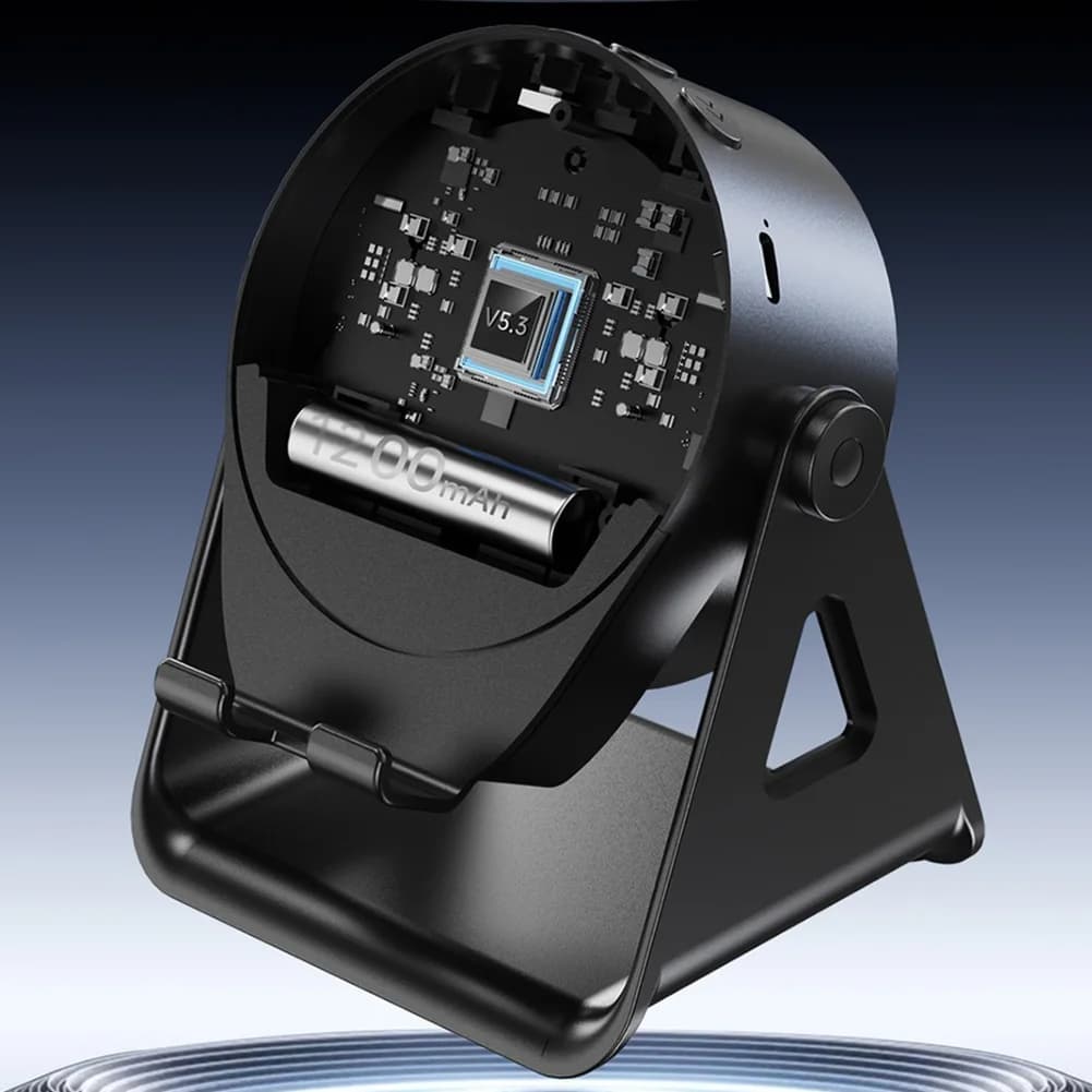 Altoparlante a Induzione Wireless con Altoparlante BT, Suono Stereo, Altoparlante Portatile Compatibile con Bluetooth per Casa e Esterni