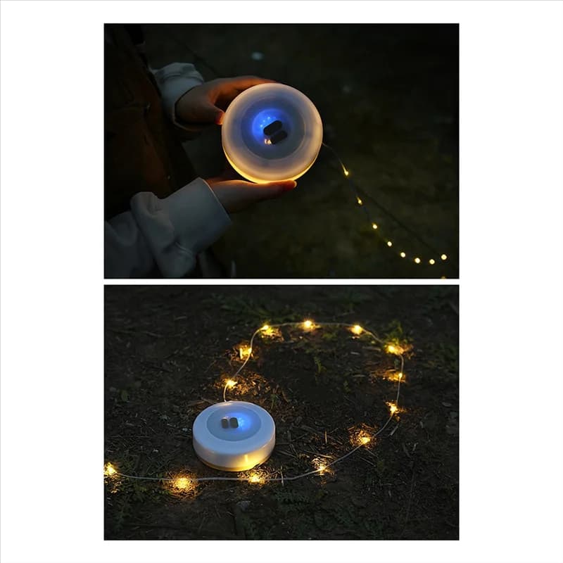 CYCLI-LED Lampade da campeggio portatili Luci da campeggio Nastro luminoso a corda per tenda parasole Balcone Party Gazebo Garden