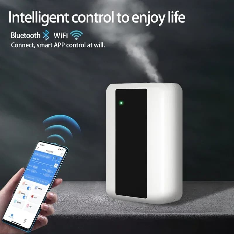 Bluetooth WIFI Flavor Diffuser Automatic aroma scent machine for hotel room Deodorant fragrance for home environments Diffuser of essential oils