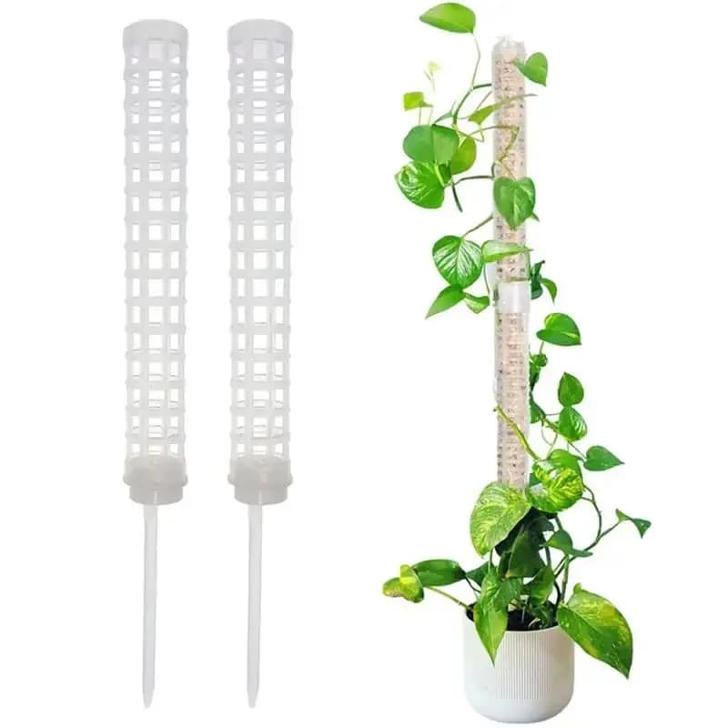 Plant Corner Support Rod Plastic Moss pole Indoor Rack Garden Accessories for Green Screw