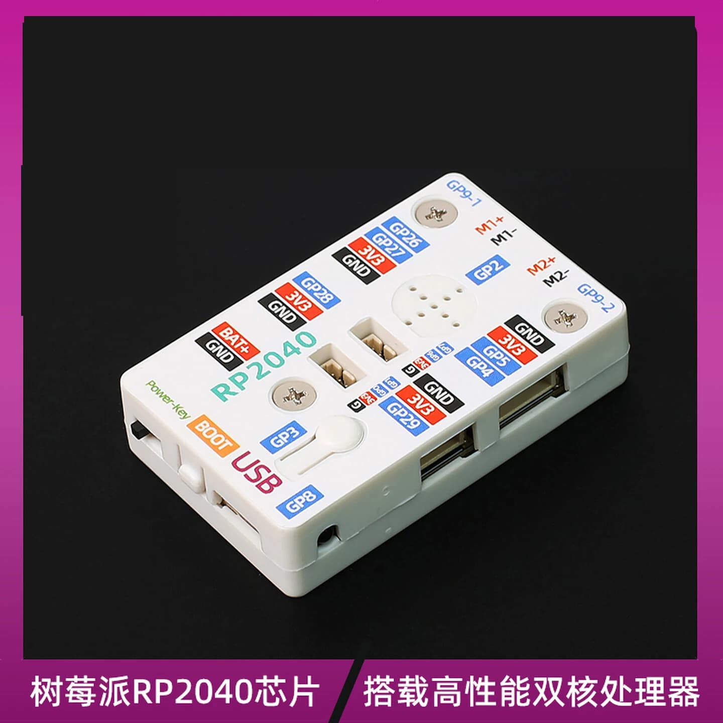 Controller Principale Raspberry Pi RP2040, Scheda di Sviluppo Pico, Controller per l'Apprendimento della Programmazione e Scheda Core per Esperimenti Scientifici
