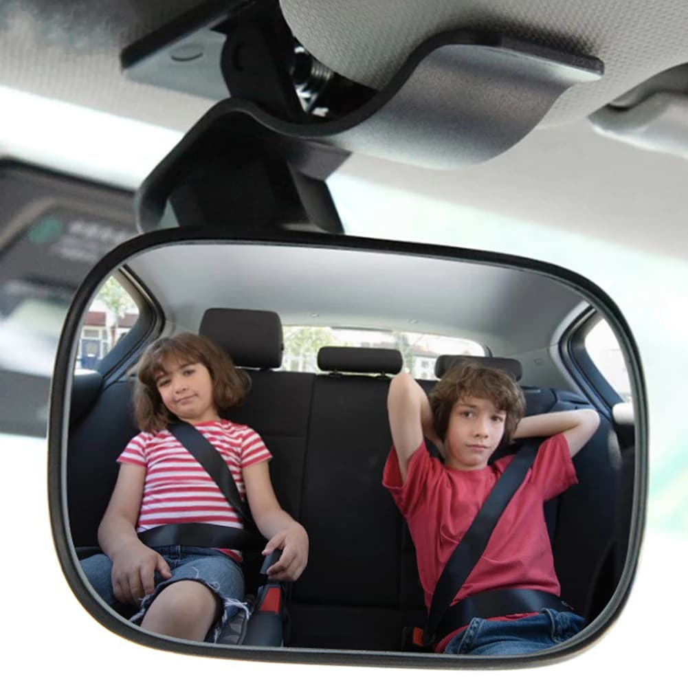 Specchio per auto per bambini Sedile posteriore per auto per cartoni animati Vista posteriore Supporto per poggiatesta per bambini Accessori per monitor di sicurezza per bambini