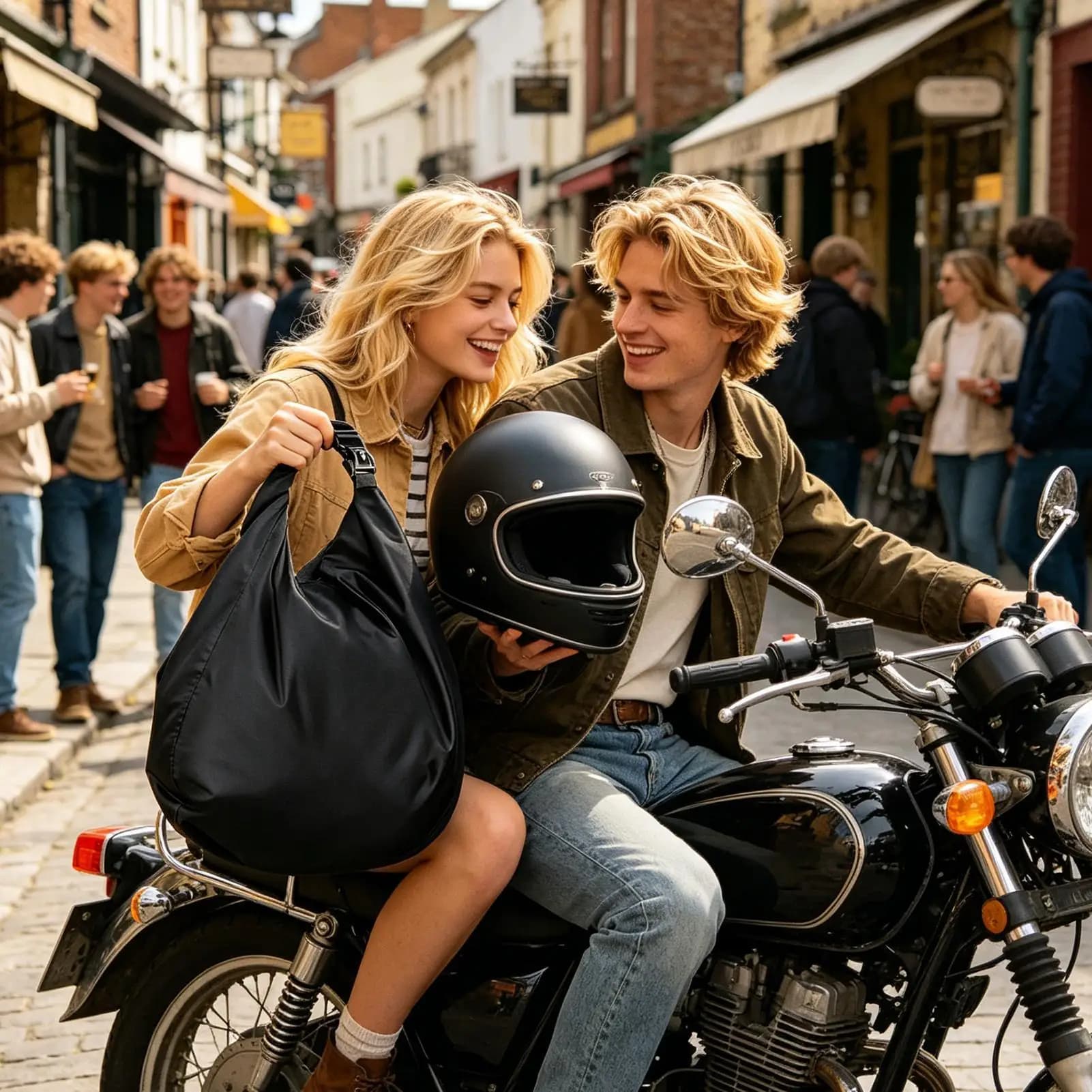 Borsa per Casco Leggera e Impermeabile con Lucchetto a Combinazione, Accessorio per Casco da Moto, Ideale per Sci, Viaggi, Saldatura, Baseball