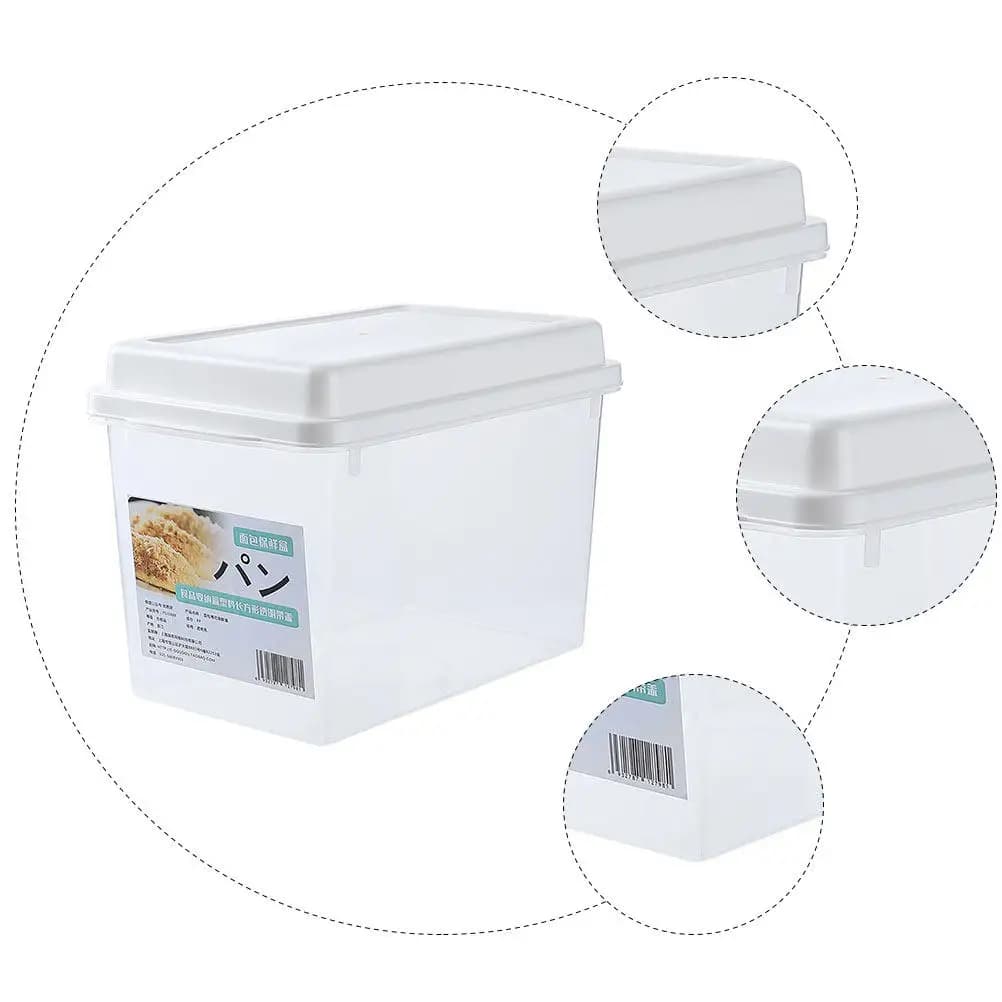 1Pcs Premium Food Storage Container with Airtight Lid for Dry Food Rice Beans Nuts Tea Coffee Grains Cereal Dried Fruit Kitchen
