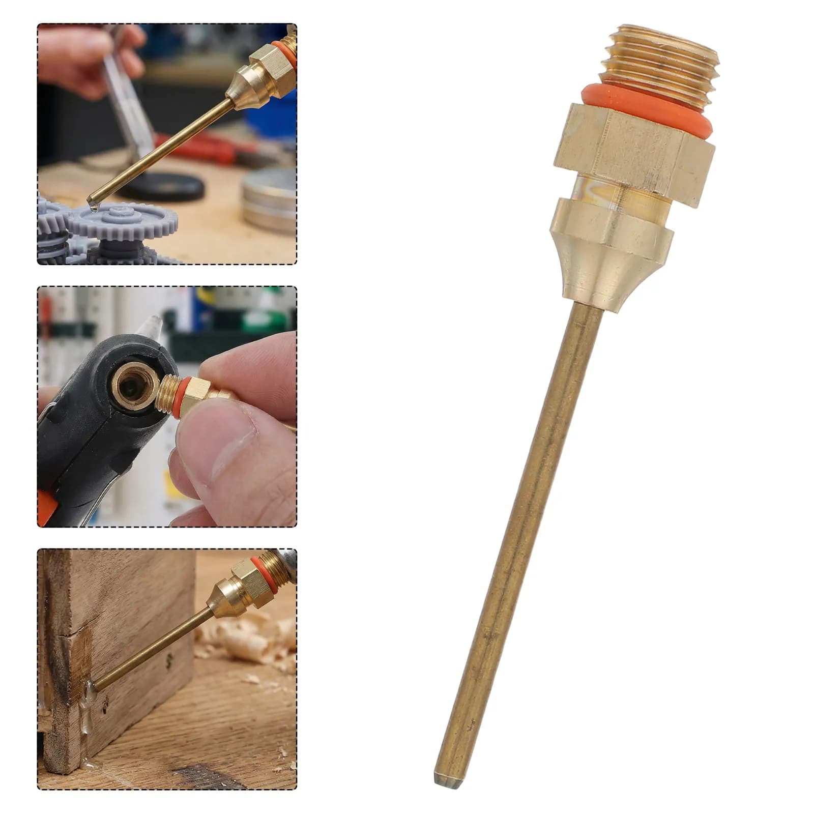 Set di ugelli per pistola termica, 5 pezzi, accessori di ricambio resistenti al calore ad alta precisione, ideali per riparazioni artigianali