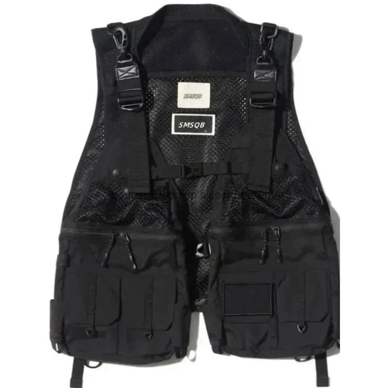 Light Waterproof Vest Fishing Trendy Multifunctional Tactical Vest Outdoor Sleeveless Jacket Unisex High Street