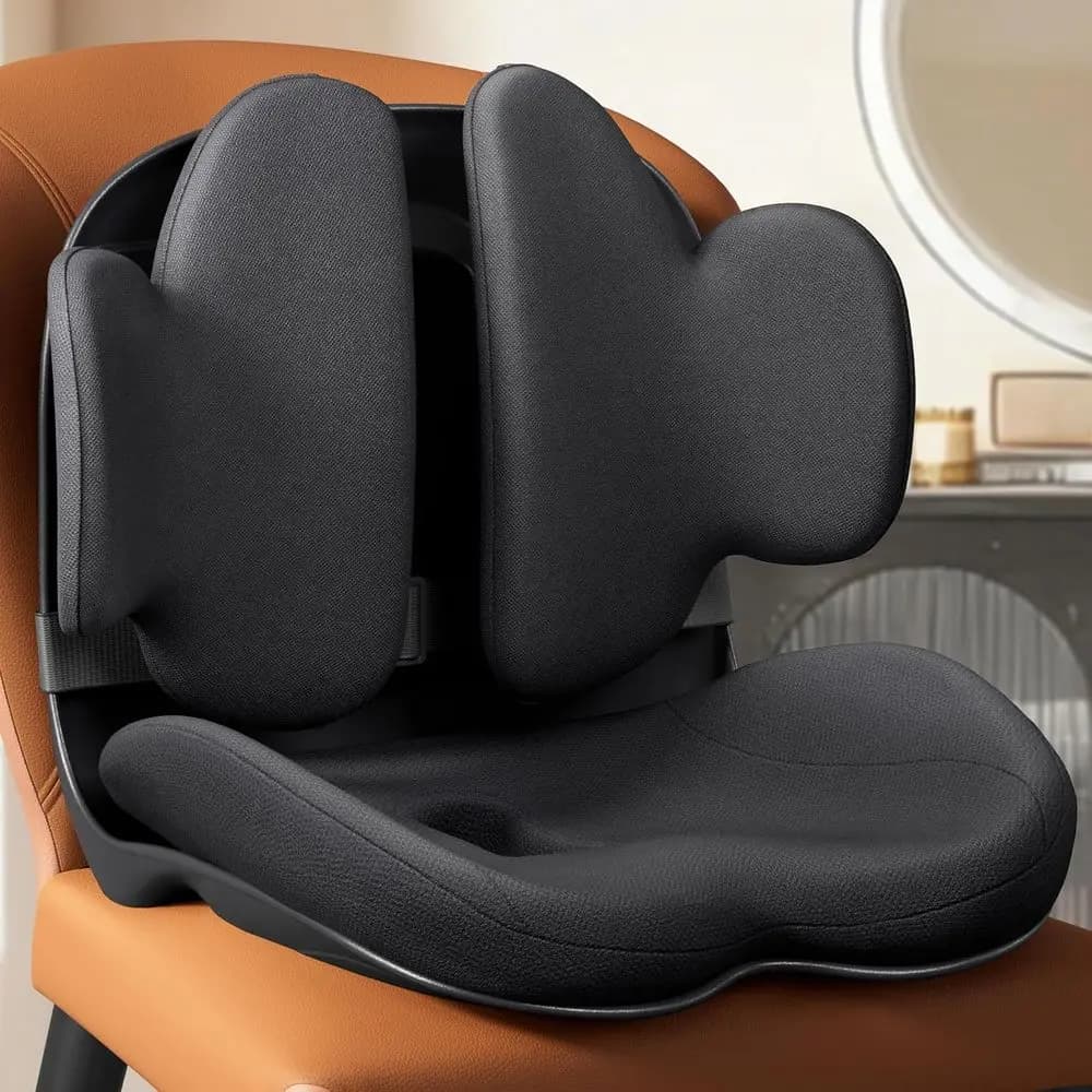 Cuscino Ergonomico CabSupport M3 Pro - Design Migliorato Extra Grande e Spesso, Supporto Lombare e Sistema Brevettato Spineseat per la Colonna Vertebrale