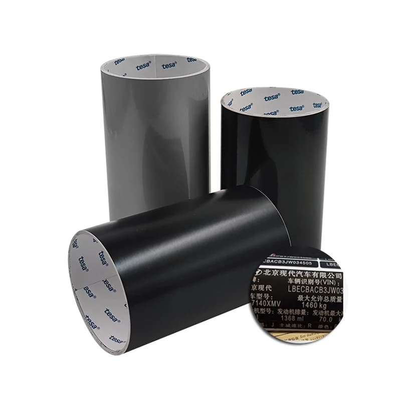 Etichetta in Carta Stampabile a Laser Tesa 6930 da 1 Metro, Materiale per Codici a Barre, Segnaletica Auto, Etichetta Antimanomissione Resistente alle Temperature