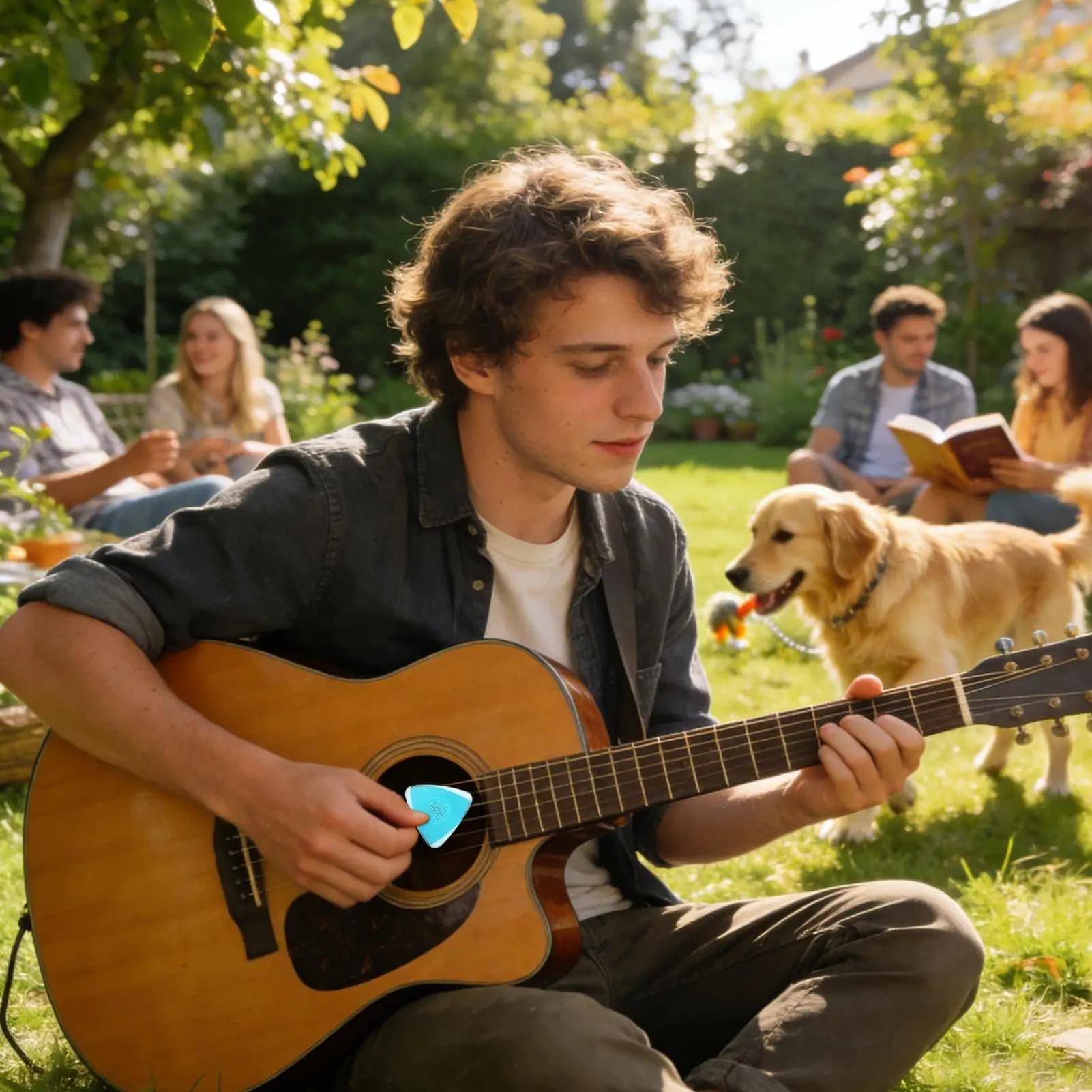 Plettri per Chitarra in Nylon Antiscivolo, Accessori Musicali Sottili per Chitarra Acustica e Basso, per Musicisti, Donne e Uomini, Daruan Xiaoruan