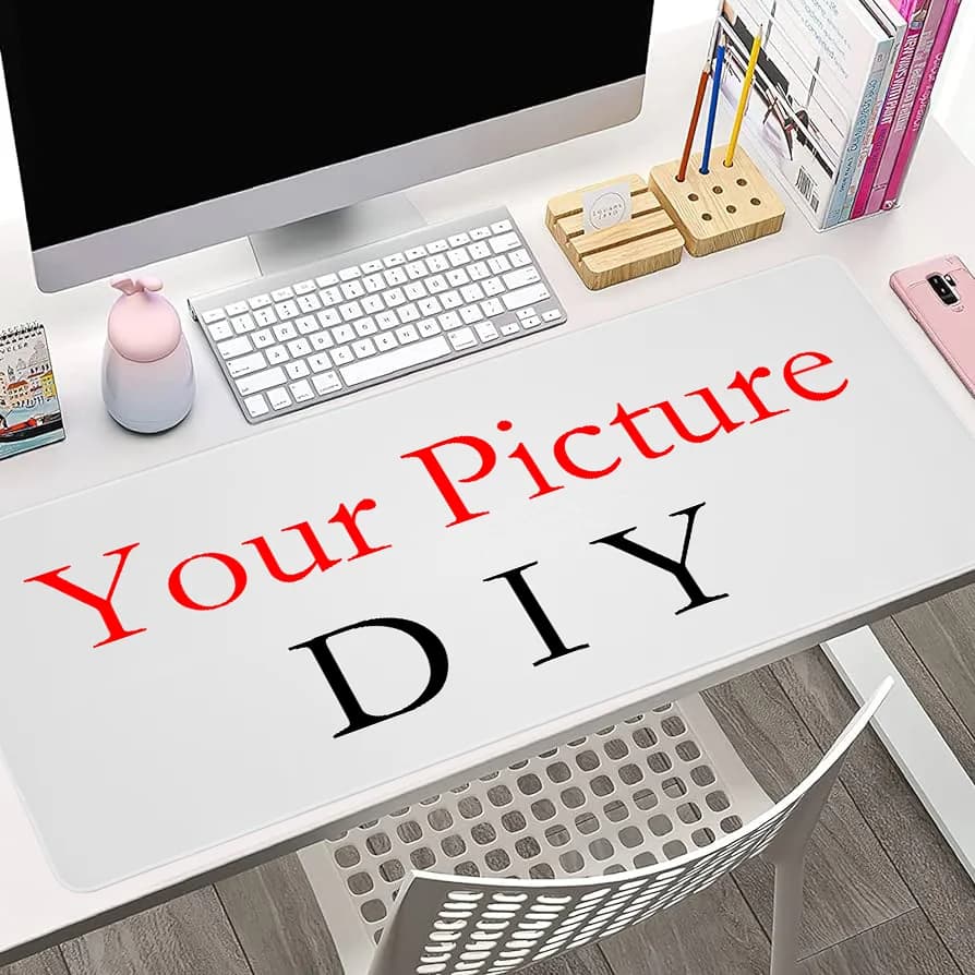 Custom Mouse Mat, DIY Mousepad, Gaming XL Mat, XXL Custom HD Mousepad, Soft Office Mouse Mat for Desk