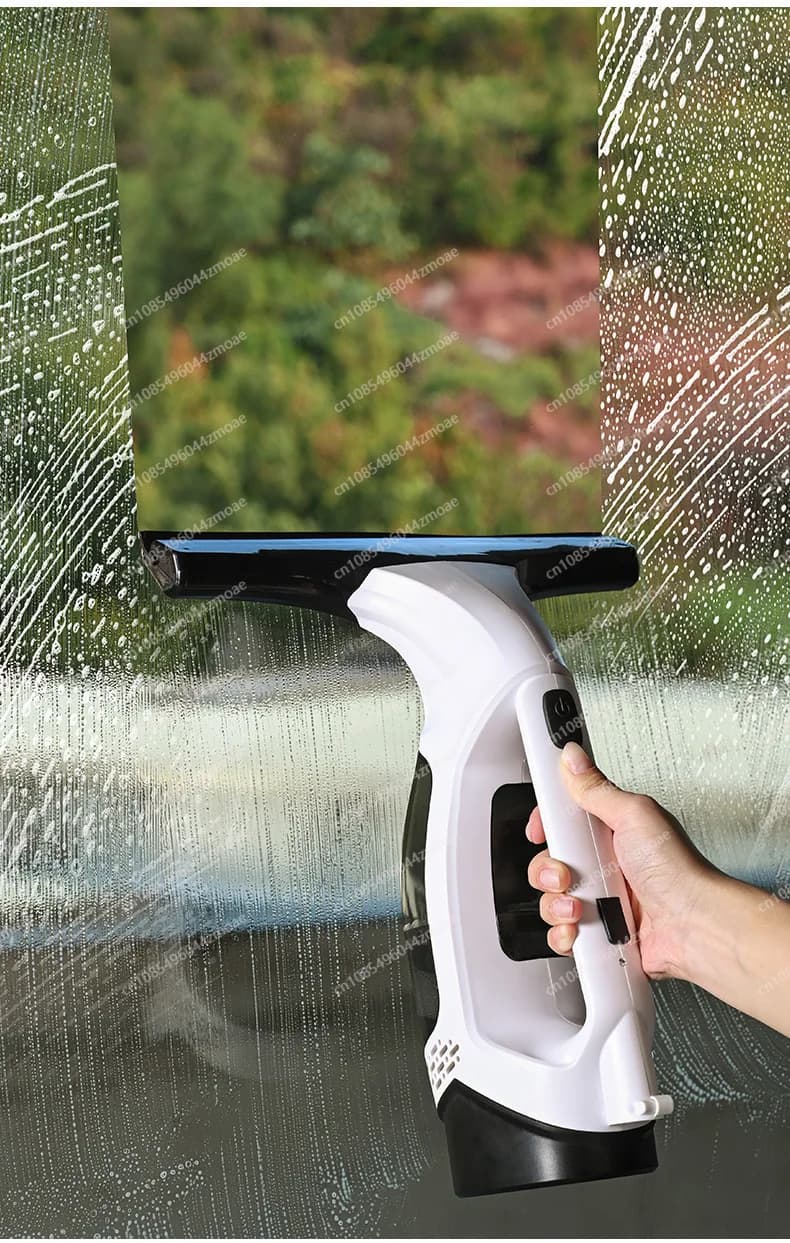 YY Portable Window Squeegee Handheld Glass Cleaner Vacuum Water Suction Window Cleaning Tool For Bathroom Mirror Shower Glass