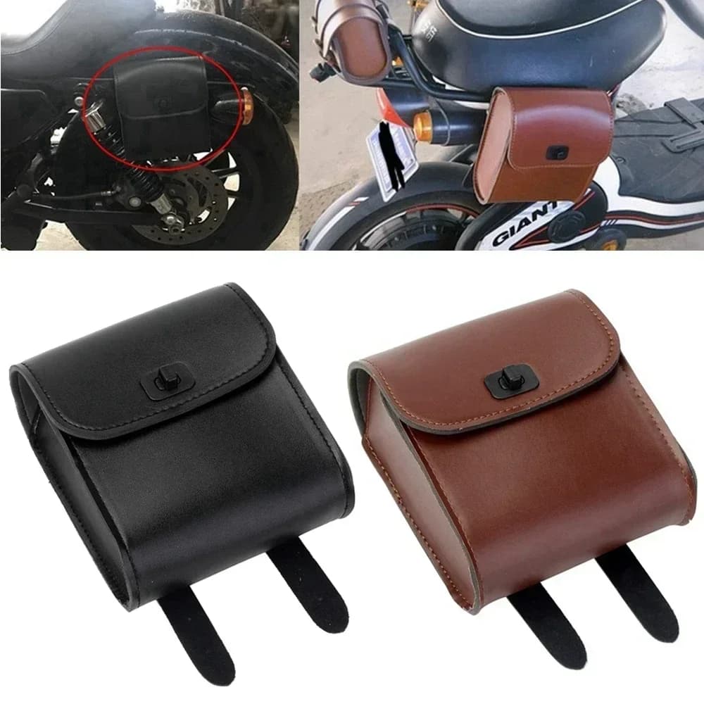 Universal Motorcycle Bike Travel Bag Waterproof Side Travel Bag Back Travel Bag for Handlebar Wallet Bag for Harley BMW