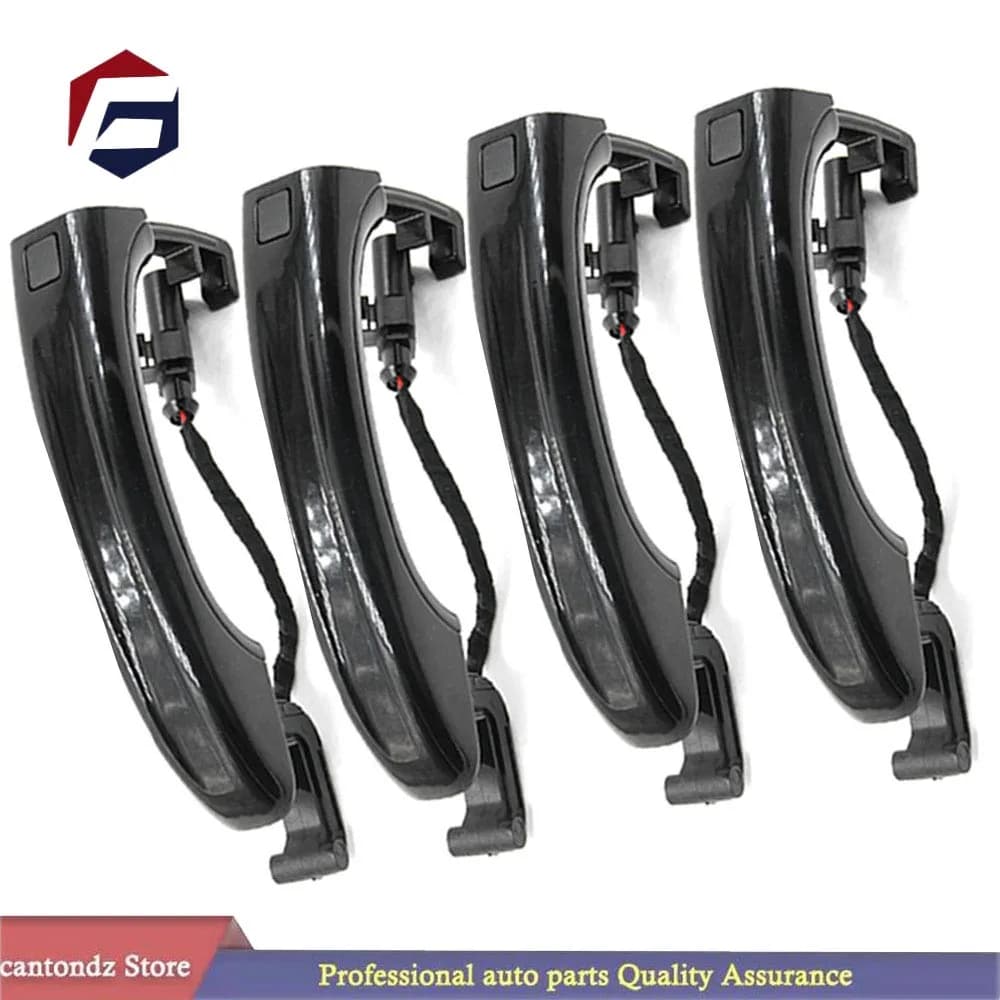 Maniglia per porta esterna con sensore intelligente da 4 pezzi per Audi Q7 2007-2015 muslimah all'ingrosso