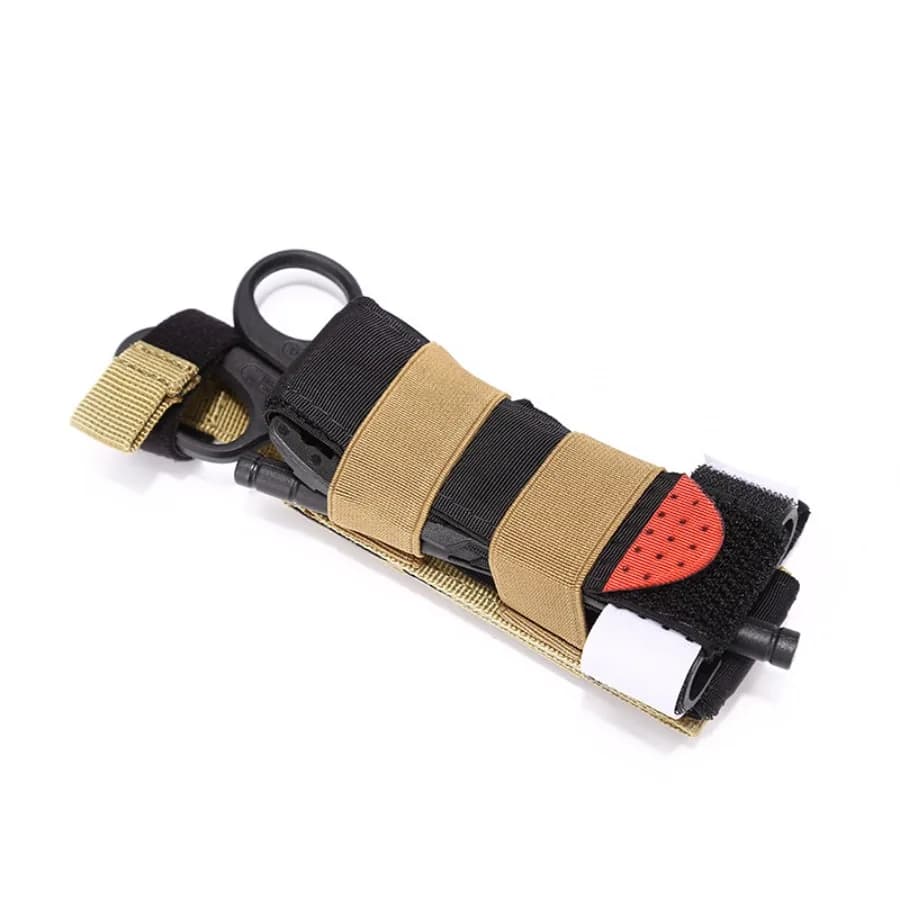 【Nuovo Arrivo】Porta Laccio Emostatico Tattico Molle, Borsa per Forbici Mediche e Kit di Pronto Soccorso per Esterni ed EDC