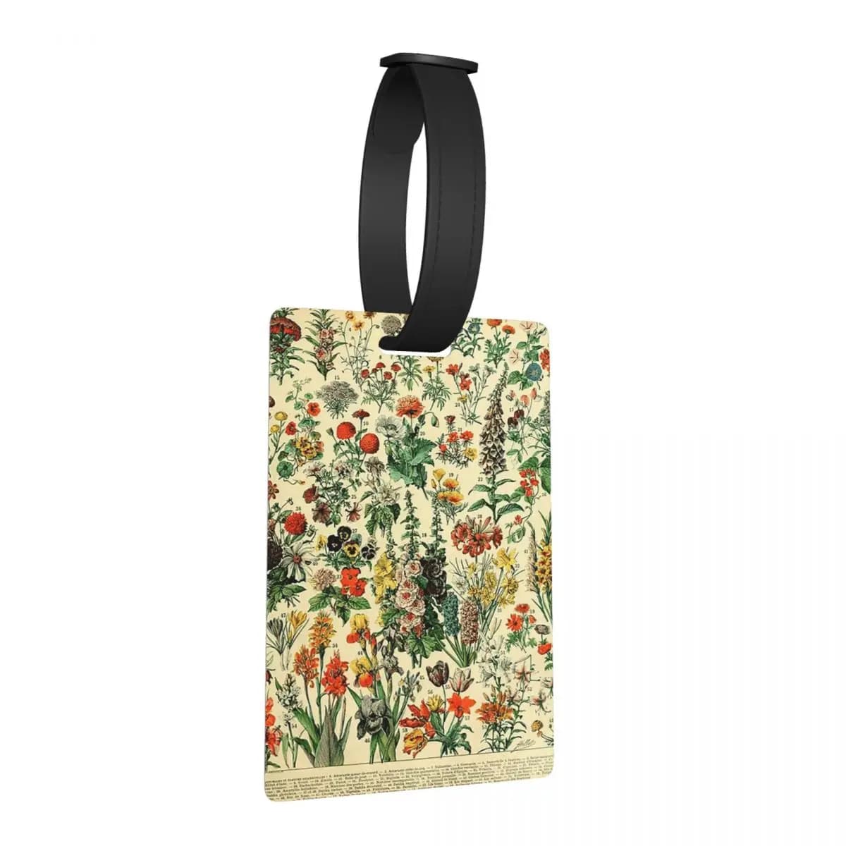 Tipi di Fiori, Adolphe Millot, Etichette per bagagli, Accessori per valigie, Etichetta per bagaglio da viaggio, Portaetichette, ID, Nome, Indirizzo